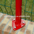 PVC enduit treillis métallique clôture soudé galvanisé clôture de sécurité